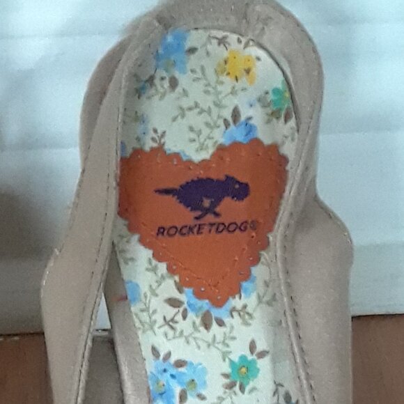 Rocket Dogs Fabric Slingback Heels With Bow Detail - Picture 9 of 11